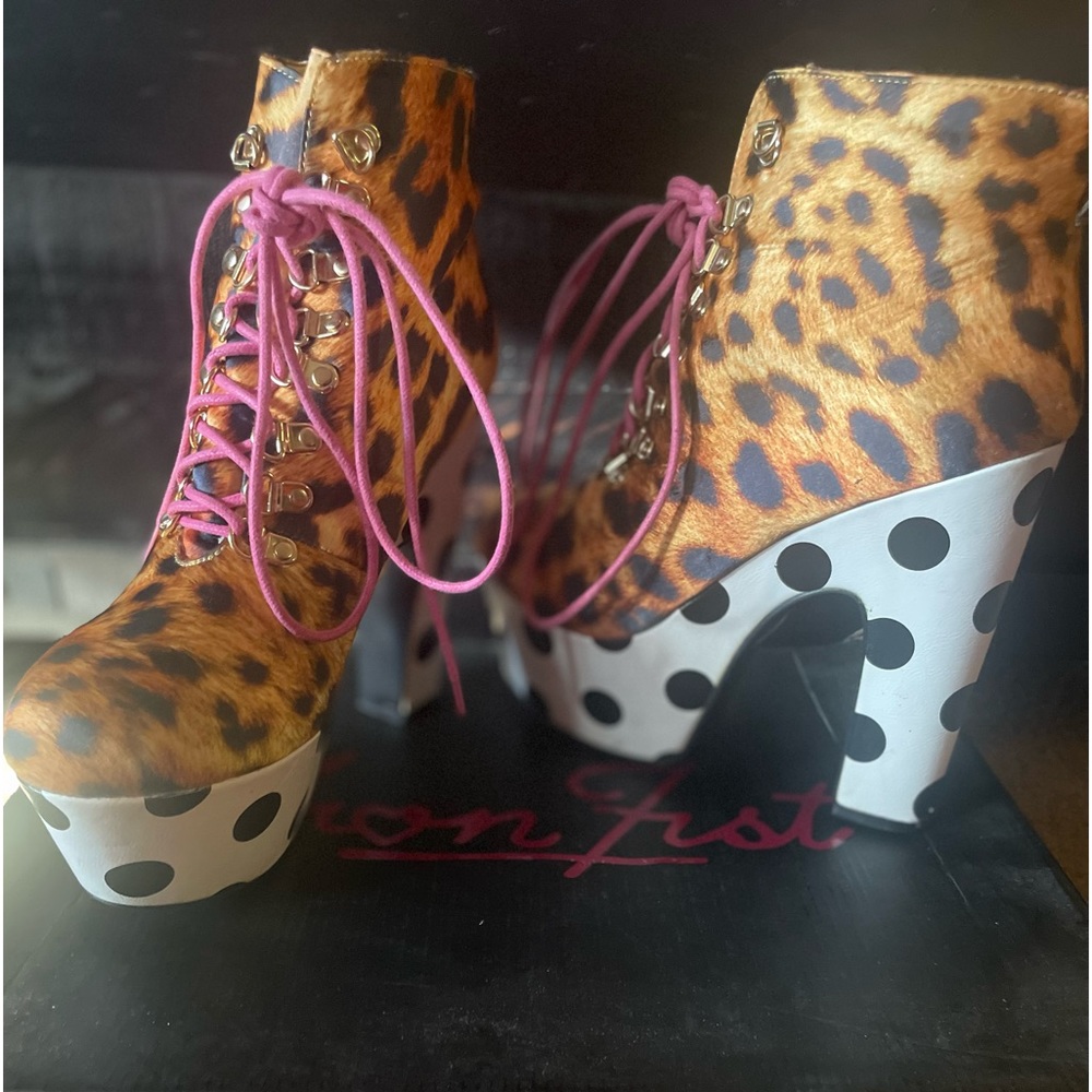 Leopard booties - Picture 2 of 3